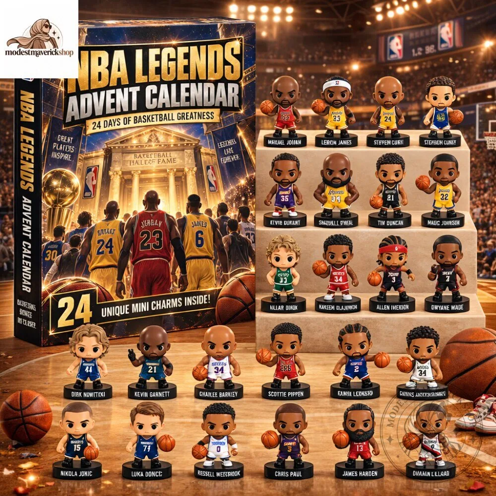 NBA Hall Of Legends Advent Calendar 2026 With 24 Ornaments